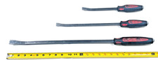 Craftsman Professional Rubber Handle 3 Piece Curved Tip Pry Bar Set 24 16 12 Craftsman Professional Rubber Handle 3 Piece Curved Tip Pry Bar Set 24 16 12