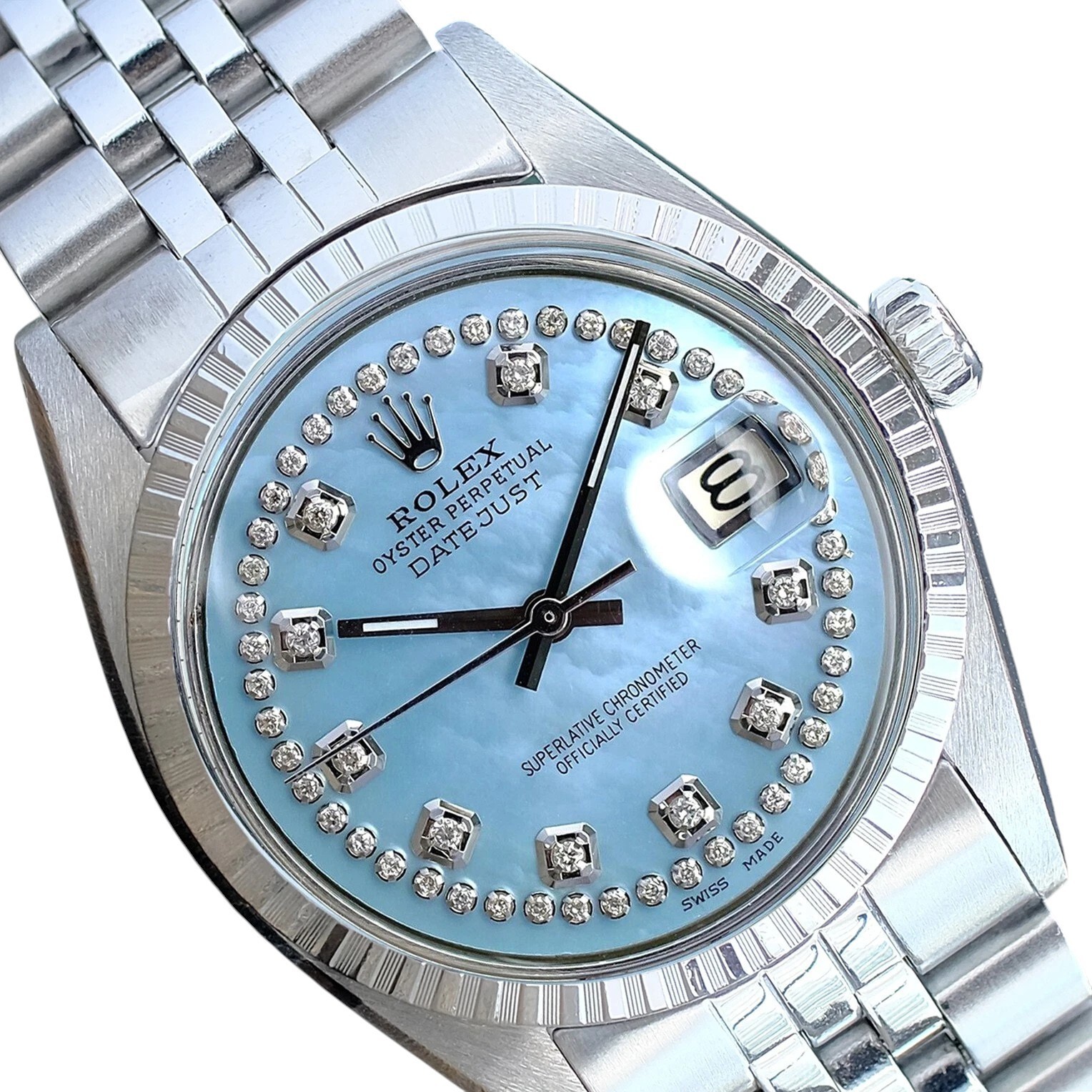 Rolex Datejust Blue Mother Of Pearl