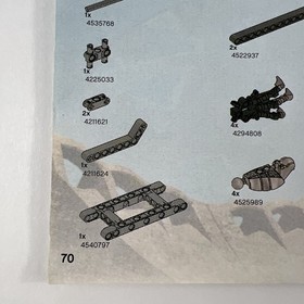 LEGO Bionicle 8994 Baranus V7 Battle Vehicles w/ Manual Missing 7 Pieces