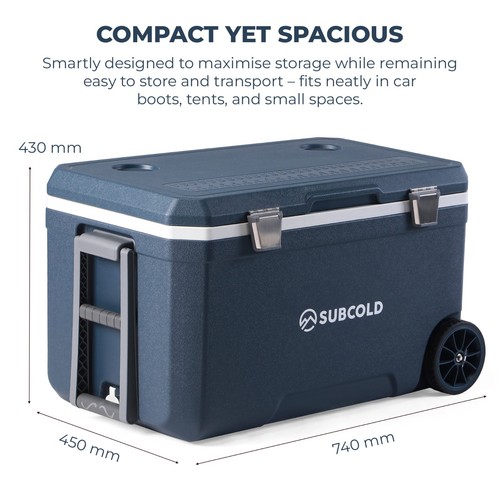 Cool Box 70L Large Insulated Ice Cooler for Outdoor Adventures - Subcold Mobi70 - Picture 11 of 12