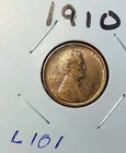 1910 Lincoln Cent / Extremely Fine XF with Details / Low Shipping / Coin #L101