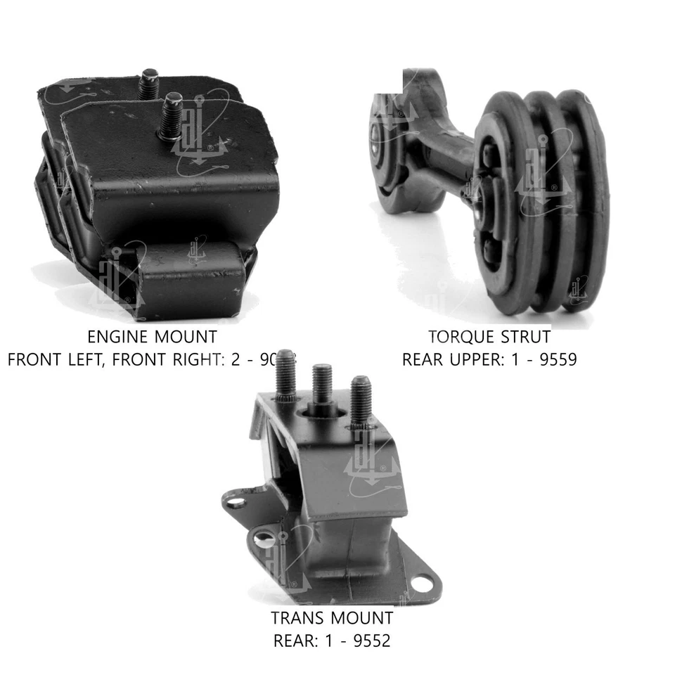 For Subaru Impreza 1998-2005 Anchor 300218 Engine Mount Kit - Imagem 4 de 4