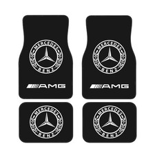 4 Piece Mercedes-benz Car Front Rear Floor Mat Set Non-slip Carpet Mats