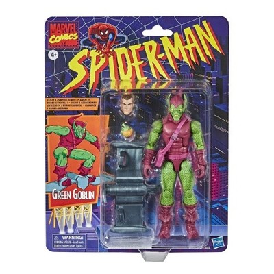 Spider-Man Retro Marvel Legends Green Goblin 6 Inch Actionfigur