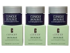 Clinique Take The Day Off Charcoal Cleansing Balm 0.5oz Authentic New Lot Of 3