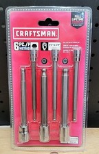 Craftsman 38-in Drive Metric Long Ball Hex Bit Socket Set 6pc Cmmt42607 New