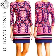 Vince Camuto Pink Floral Dress Size 6