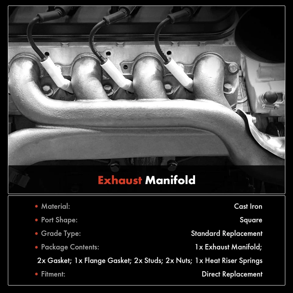 Exhaust Manifold for Dodge Charger Challenger Chrysler Town & Country 3.2L 3.7L - Image 4 of 4