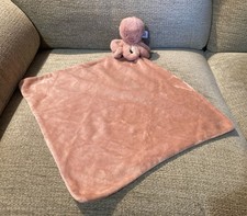 Jellycat Odell Octopus Soother Small Soft Toy Comforter Peach Plush Baby Blankie