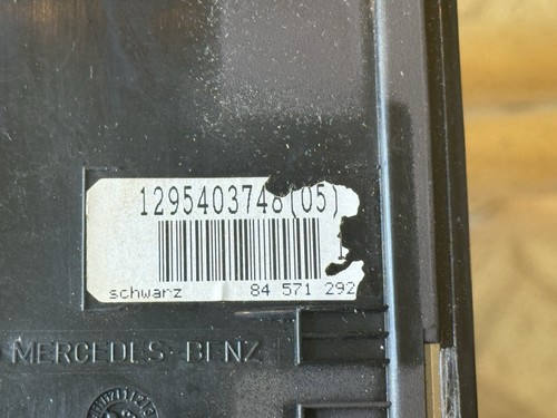 93-95 Mercedes R129 SL500 Instrument Cluster Speedometer Odometer 1295403748 - Picture 8 of 8