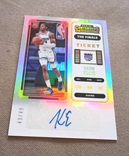 2022-23 Panini Contenders Rookie Ticket /49 SSP Auto Keon Ellis #161 The Finals