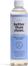 Bath & Daily Natural Shower Cleaner Concentrate - Plant-Based, Fragrance Free Cl