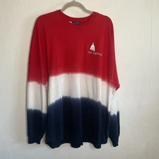Spirit Jersey US Capitol Washington DC Tie Dye Long Sleeve Shirt Size Large