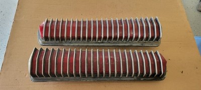 1967-68 Mercury Cougar Tail Lights Assembly Pair Bezels GT C7WY-13450-B FOMOCO 