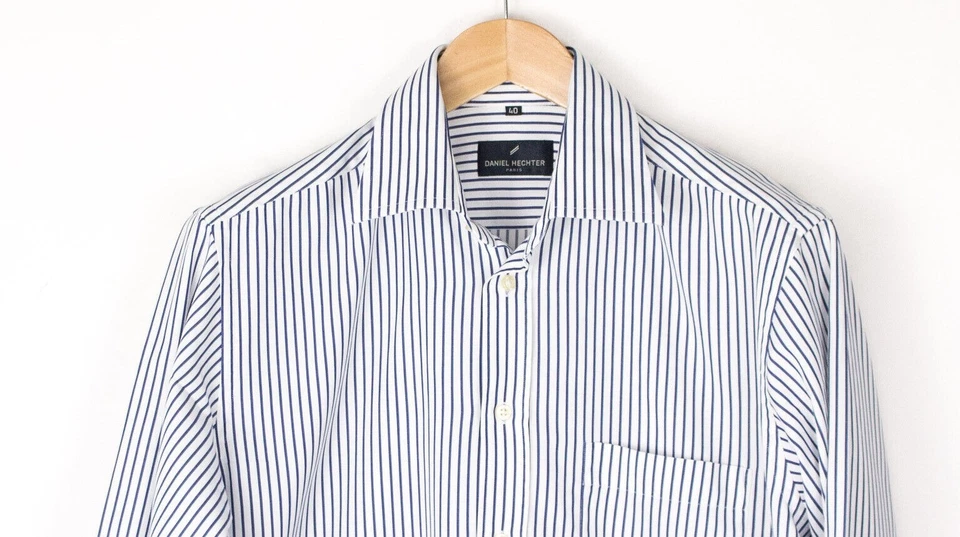 Camisa Casual Formal Para Hombre DANIEL HECHTER Talla 40 BAZ752 - Imagen 2 de 4