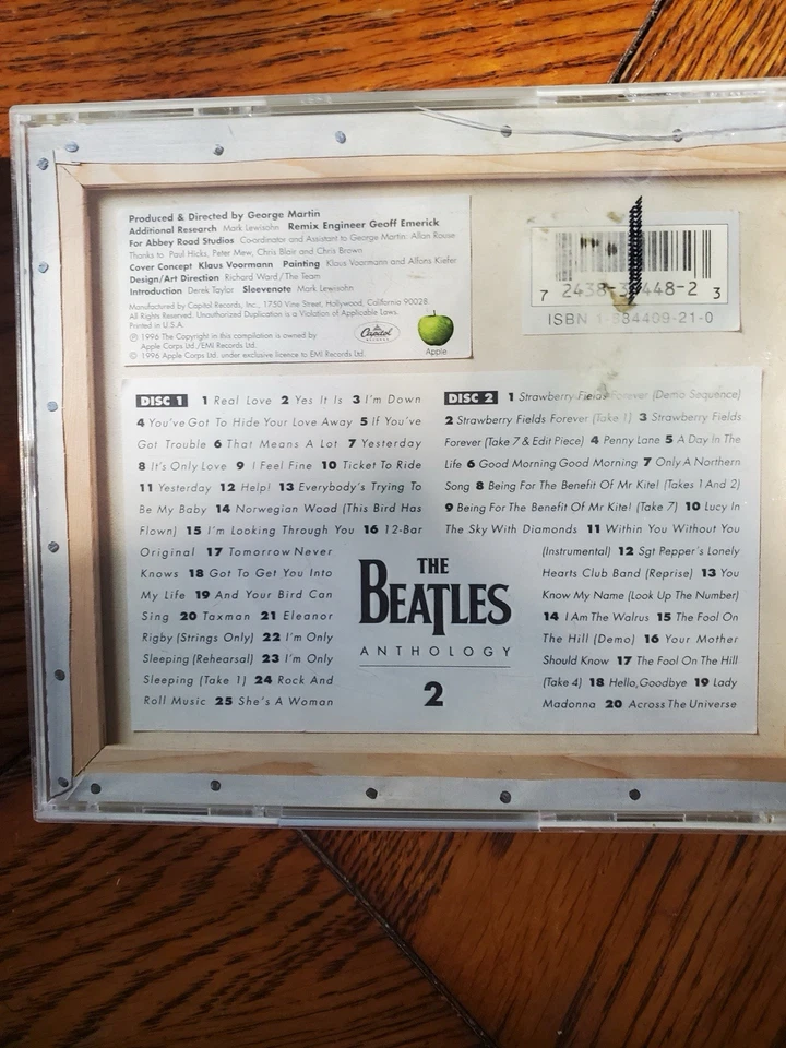 The Beatles Anthology 2  (2 CD Discs, Capital/Apple Records 1996) - Image 2 of 3