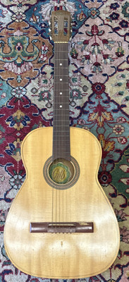 Vintage Gilb Acoustic Guitar  Classic Hecho Mexico Very Cool Old Instrument Case