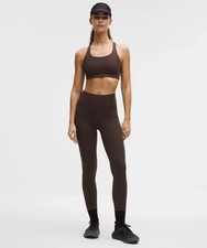 Brand New W/Tags Lululemon Fast and Free™ High-Rise Thermal Pant 28" Brown Sz 8