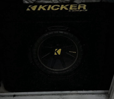 KICKER Comp Single Port Subwoofer Enclosure Universal Fitment