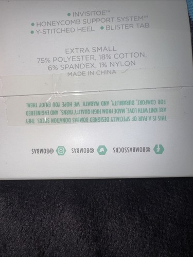 5 Pairs NWT Bombas Ankle Socks Extra Small (Fits Kid Sizes 1-6) - Picture 3 of 3