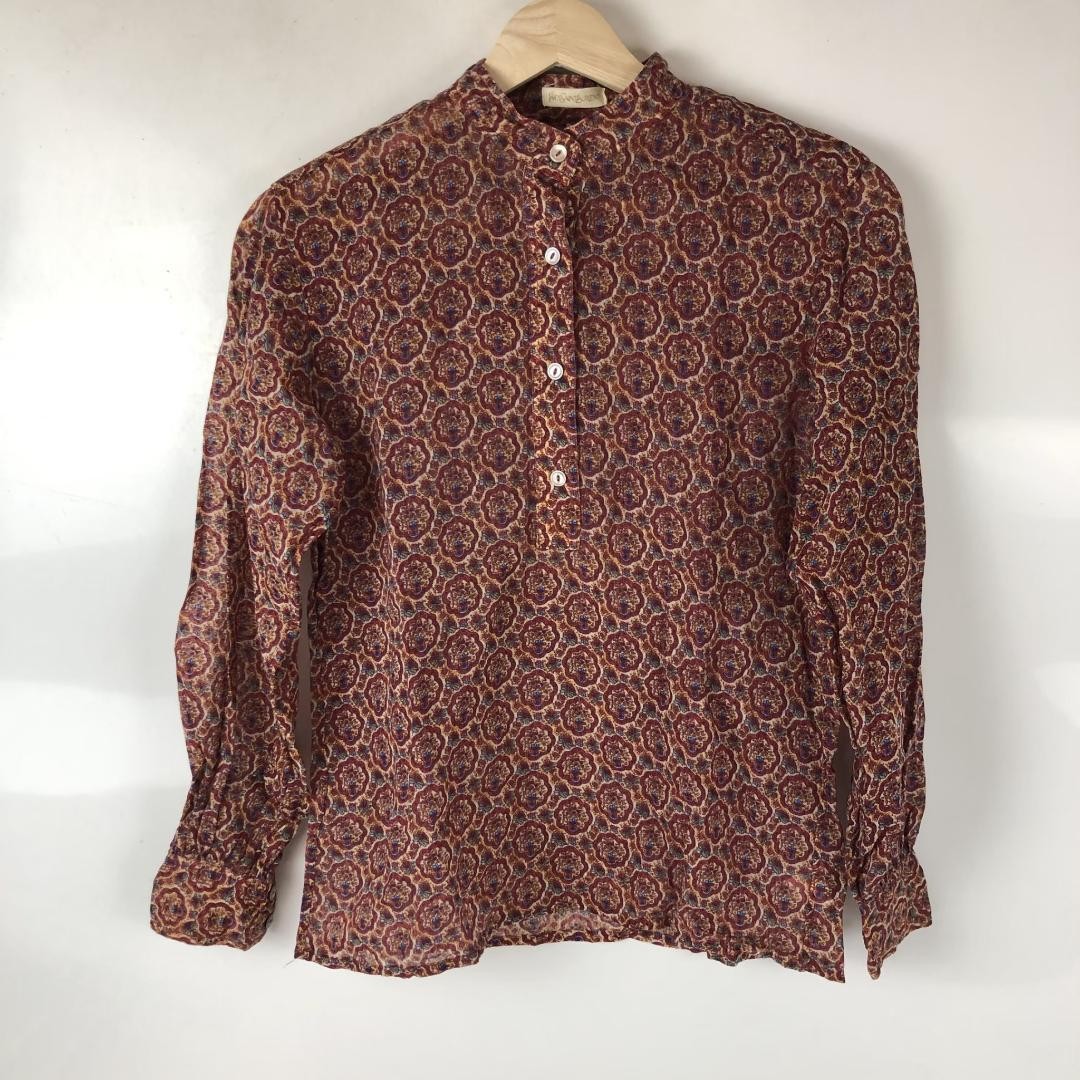 Camicia Yves Saint Laurent stampa all over 36