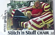 Butterick Pattern 0101 Stitch 'n Stuff Chair Sew-it-Yourself Uncut