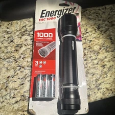 Energizer 1000 Lumens 3 Modes LED Aluminum Tactical Flashlight w/Batteries *NEW*