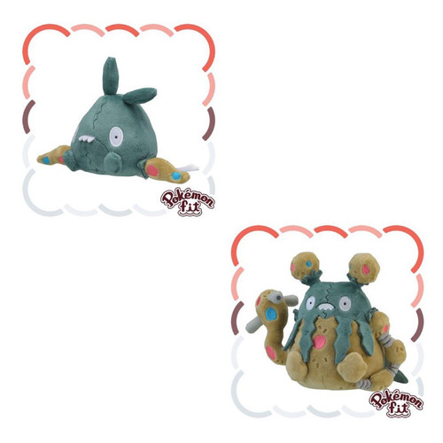 Pokemon Fit Trubbish Garbodor Peluche 2set - Foto 1 di 2