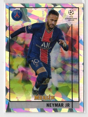 2020-21 Topps Merlin Collection Chrome Uefa Champions League - Neymar Jr #58...