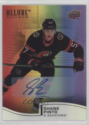 2021-22 Upper Deck Allure Rainbow Full Shane Pinto #R-27 Rookie Auto RC 06g0
