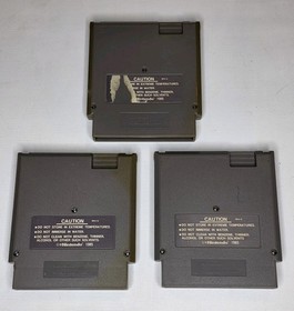 Dash Galaxy Alien Asylum, Track & Field II, Mario Bros /Duck Hunt NES 3 Game Lot