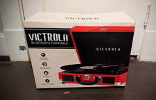 Victrola Journey Bluetooth Suitcase Record Player RED- VSC-550BT NEW IN BOX