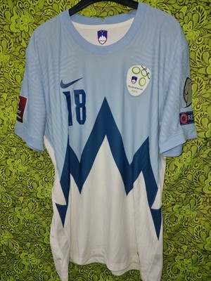 Original player jersey jersey national team Slovenia Jurcevic 18 matchworn b0125