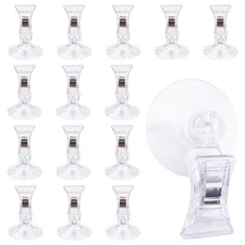 15Pcs Suction Cup Clips, Splash Guard Shower Curtain Clips, Window Glass Suct...