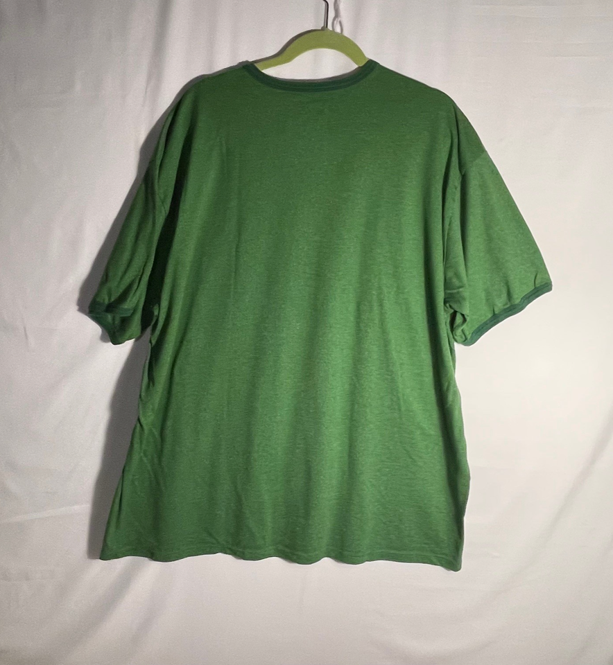 Disney Store 4XL Men's Goofy Dog Laid Back Green Ringer T-Shirt Tee ...