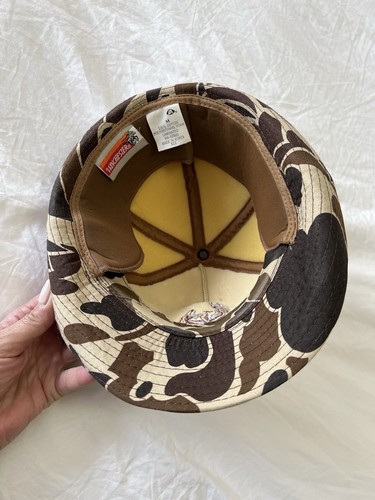 Vintage Winchester | SZ Medium Camouflage Hat Ear Flap Embroidered Deer Hunting - Picture 6 of 7