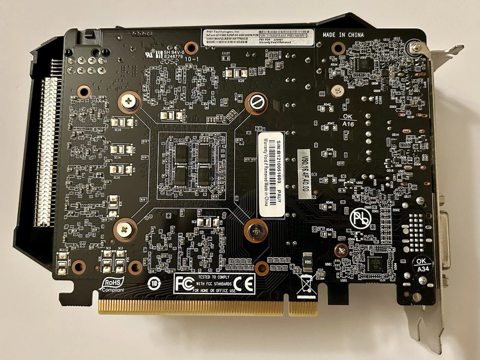 PNY NVIDIA GeForce GTX 1660 Super 6GB GDDR6 XLR8 Graphics Card - Complete W/ Box - Image 4 of 4