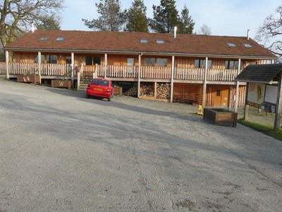 Foto A3 Die Öko Lodges Dänemark Bauernhof Naturschutzzentrum Betws Bledrw um 2015