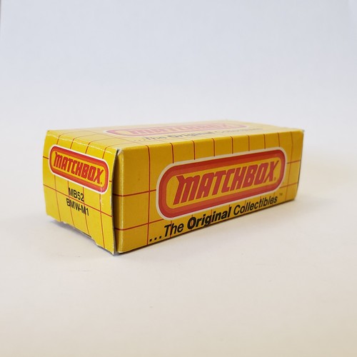 Matchbox BMW M1 Goodyear #11 Yellow Diecast 1:57 Macau Base 1981 MB52 - Picture 12 of 13