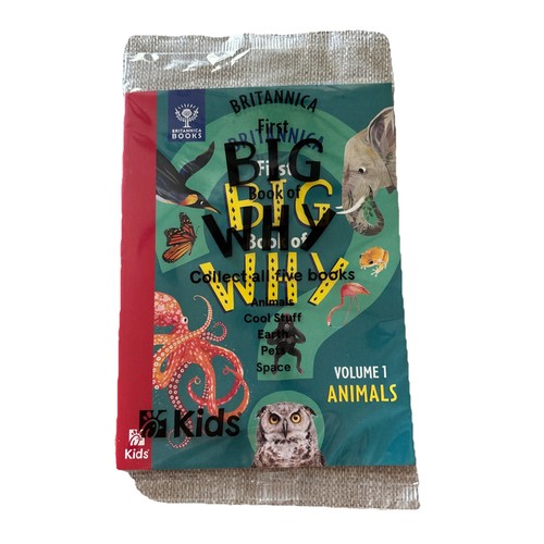 2024 Chick-fil-A Kids Meal Book - Britannica First Big Book of Why #1 Animals