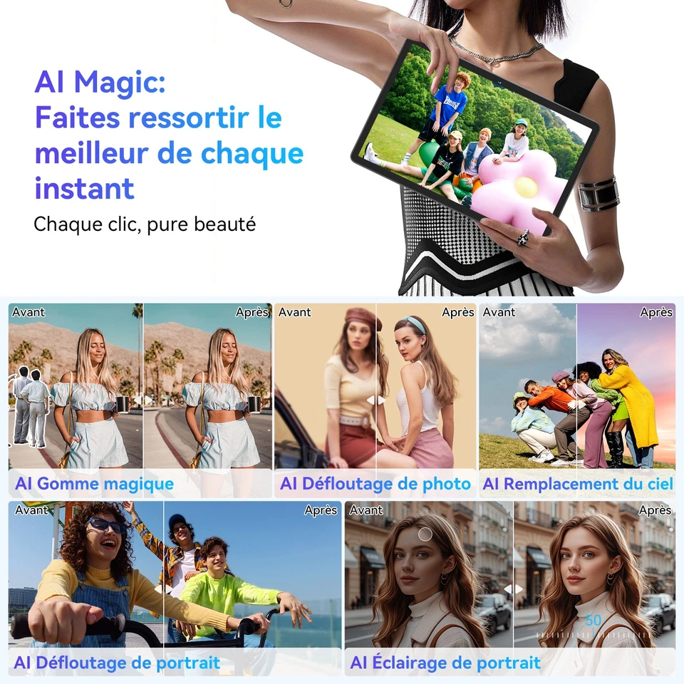 Blackview TABWEE W90 11 Pouces Tablette Android 15 24 Go+256Go 8000mAh Octa Core - Photo 4/4