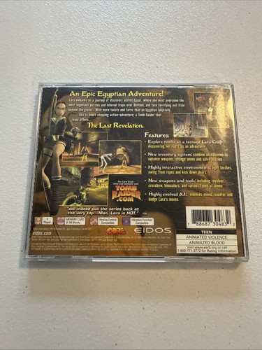 Tomb Raider: The Last Revelation (Sony PlayStation 1 PS1) CIB Complete w/ Manual - Bild 3 von 14