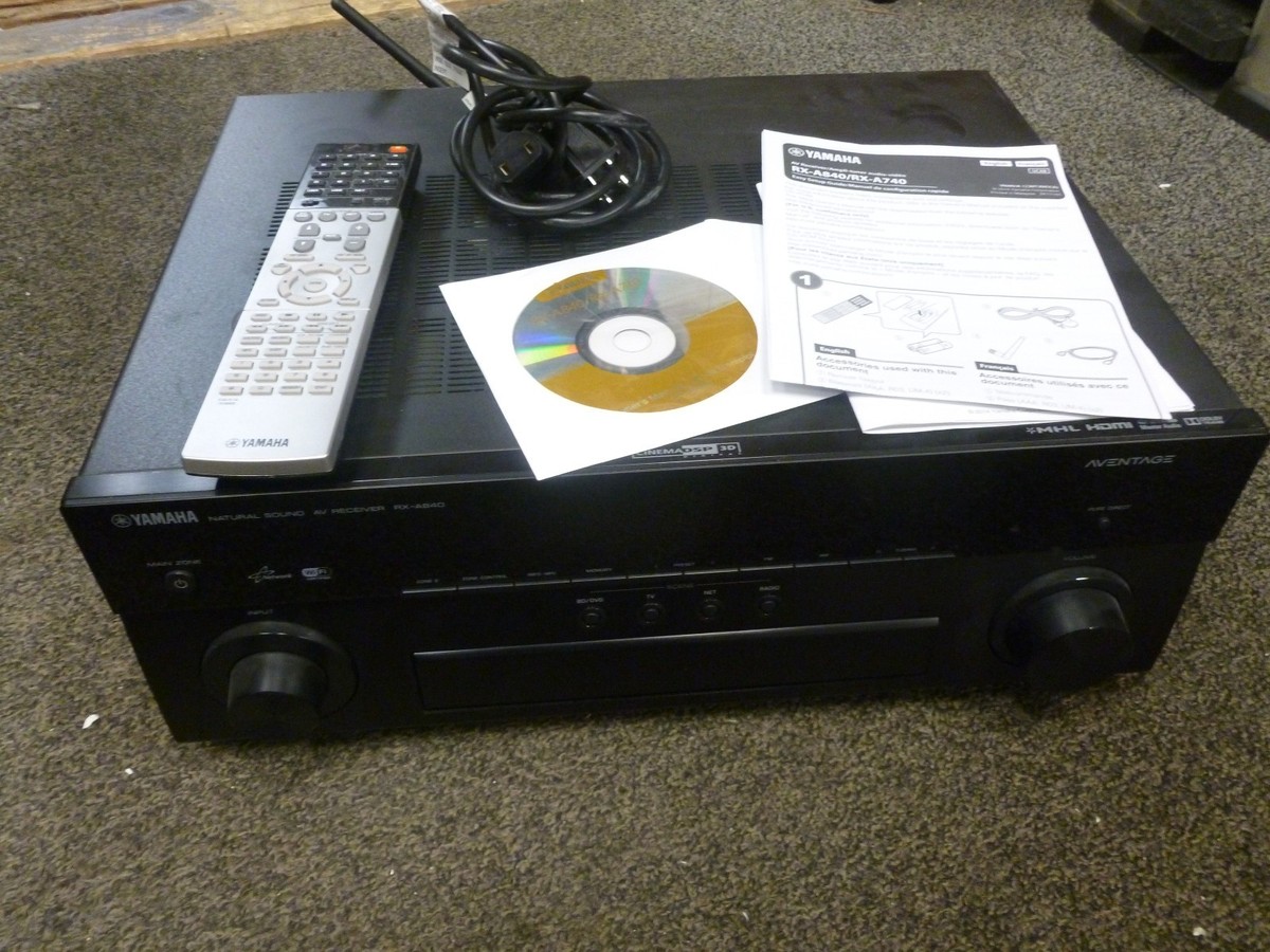 Yamaha RX A840 7.2 Channel 240 Watt Receiver 27108947969| eBay