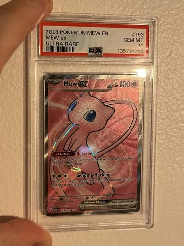 Mew EX PSA 10 Pokemon Scarlet & Violet 151 Ultra Rare Full Art #193