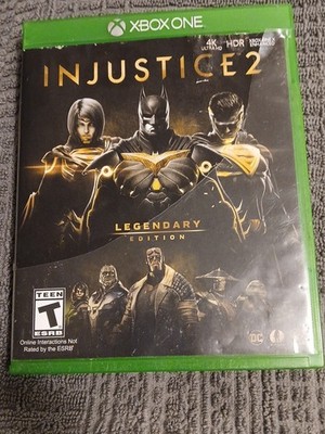 Injustice 2 - Legendary Edition - Microsoft Xbox One DAMAGED CASE GAME IS GREAT!