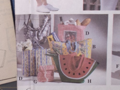Simplicity 852 Hand Bags in Seven Styles Misses & Girls Backpack Fringe Tote - Picture 5 of 7