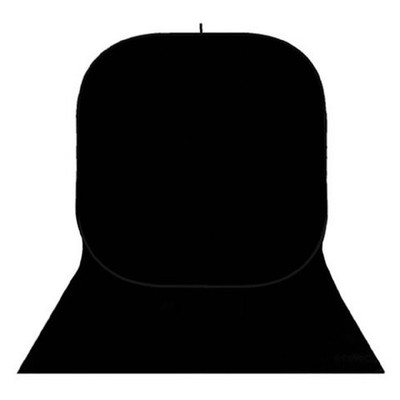StudioKing BBT-02  faltbarer Hintergrund Schwarz 150 x 400 cm