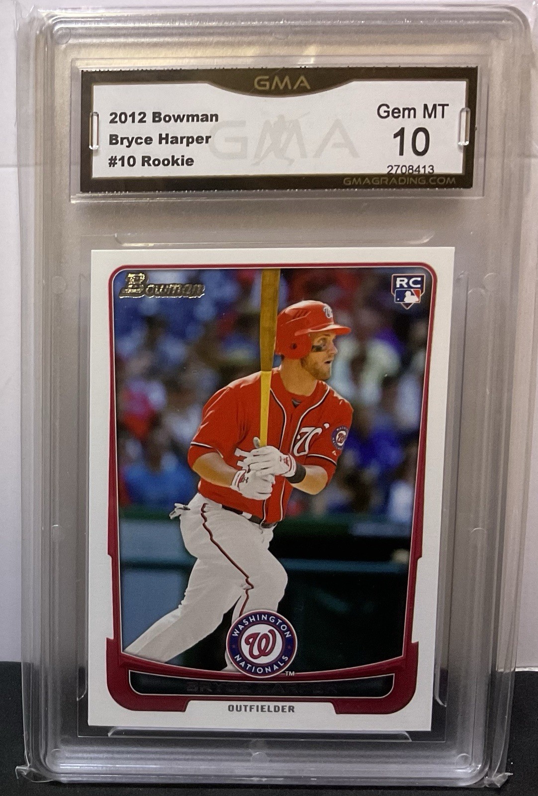 2012 Bowman Draft Picks & Prospects - Bryce Harper #10 (RC)