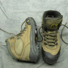 Vasque Men Boots 10 M Beige Gore-Tex Hiking Leather Waterproof Wasatch Mid GTX