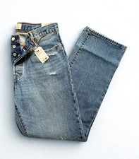 Levi's Premium 501 90s Women's Straight Mid Rise Jeans Medium Wash W29 L32 NWT